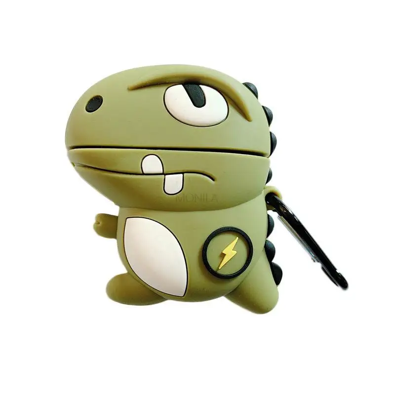 

Чехол для AirPod 1 2 3 Pro, крутой мультяшный динозавр, мягкий силиконовый чехол для беспроводных наушников, чехол для Apple Airpods, симпатичный чехол, ч...