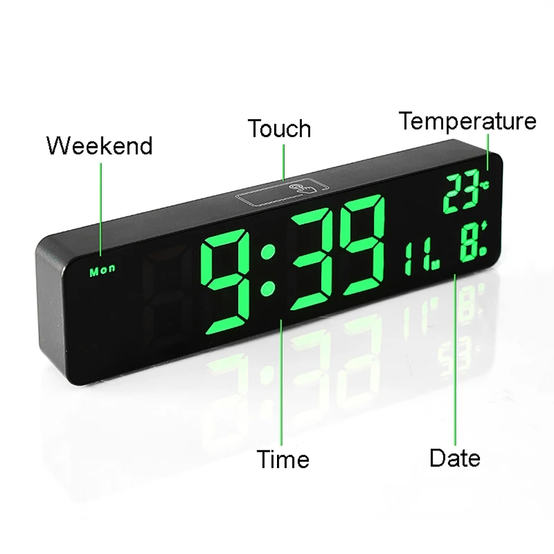 Modern Design Watch Clocks Living Room Decor Table Alarm Nig
