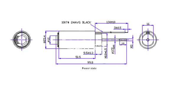 1pc Round tube solenoid HIT-2551S-24V20 through-tube push type for diode equipment | Обустройство дома