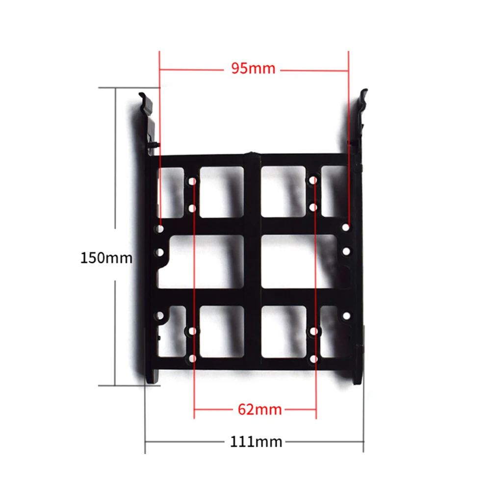 Plastic HDD SSD Mounting Adapter Bracket for 2.5 inch/3.5 inch PC Hard Drive Enclosure Tray Holder Dual Desktop Internal Adapter images - 6