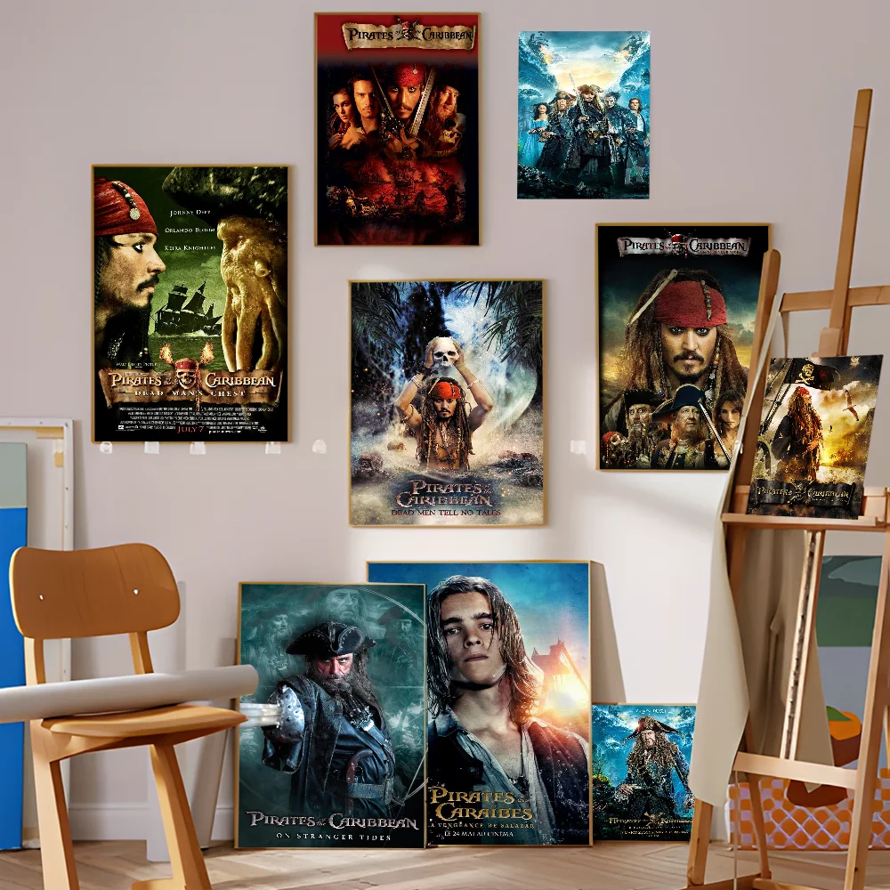 Классический фильм P-Pirates Of The C-Caribbean классические постеры с фильмами водостойкая