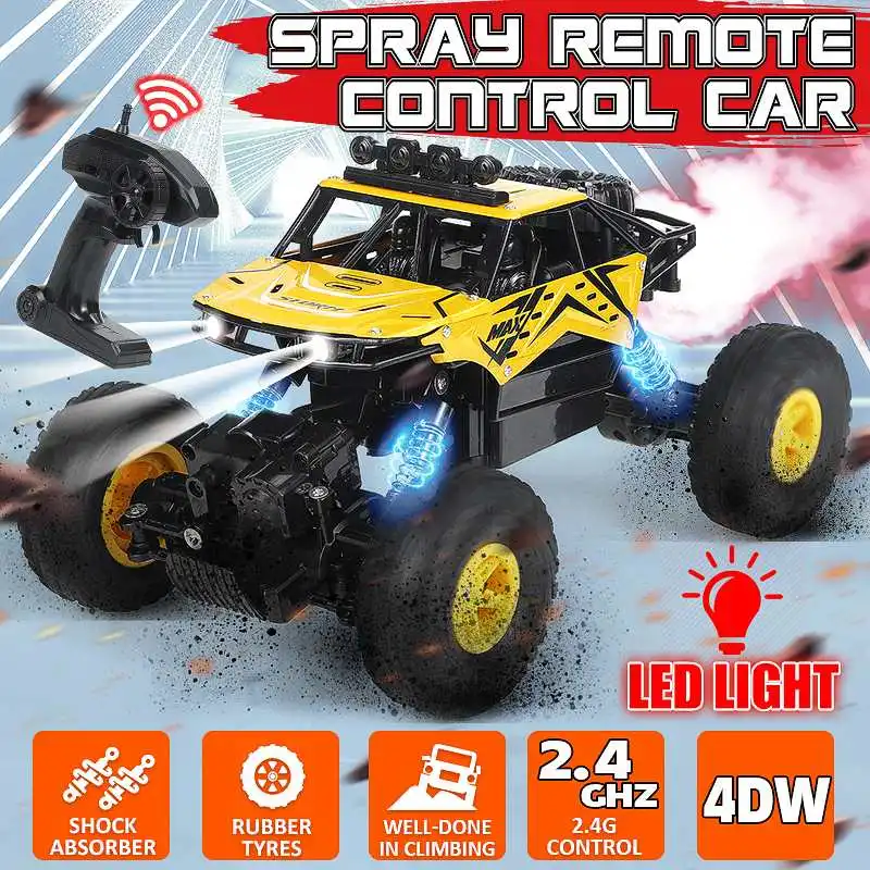

1/14 RC Car Truck 2.4G 4WD Alloy Off-Road Vehicle Crawler Remote Control Car High-speed Climbing Racing Toys for Children