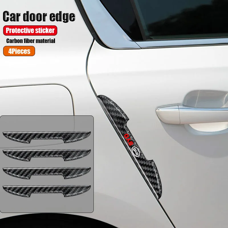 

4 шт. наклейки на края двери автомобиля, защитная полоса для Peugeot 206 308 307 208 207 3008 2008 508 407 301 406 408 607 Rcz, аксессуары