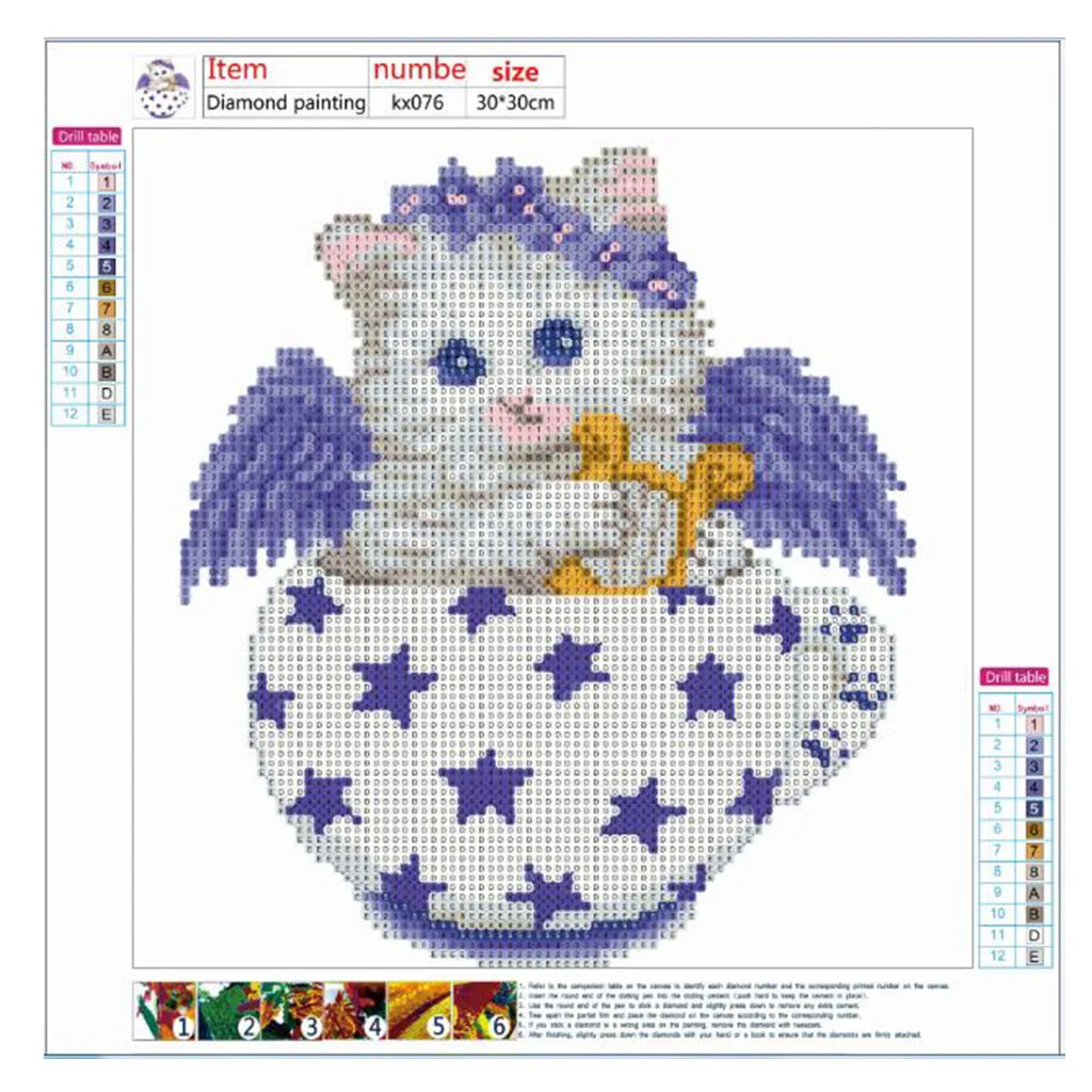 

1116-328.02 Cartoon digital oil painting moon night scene filling suitable for adults