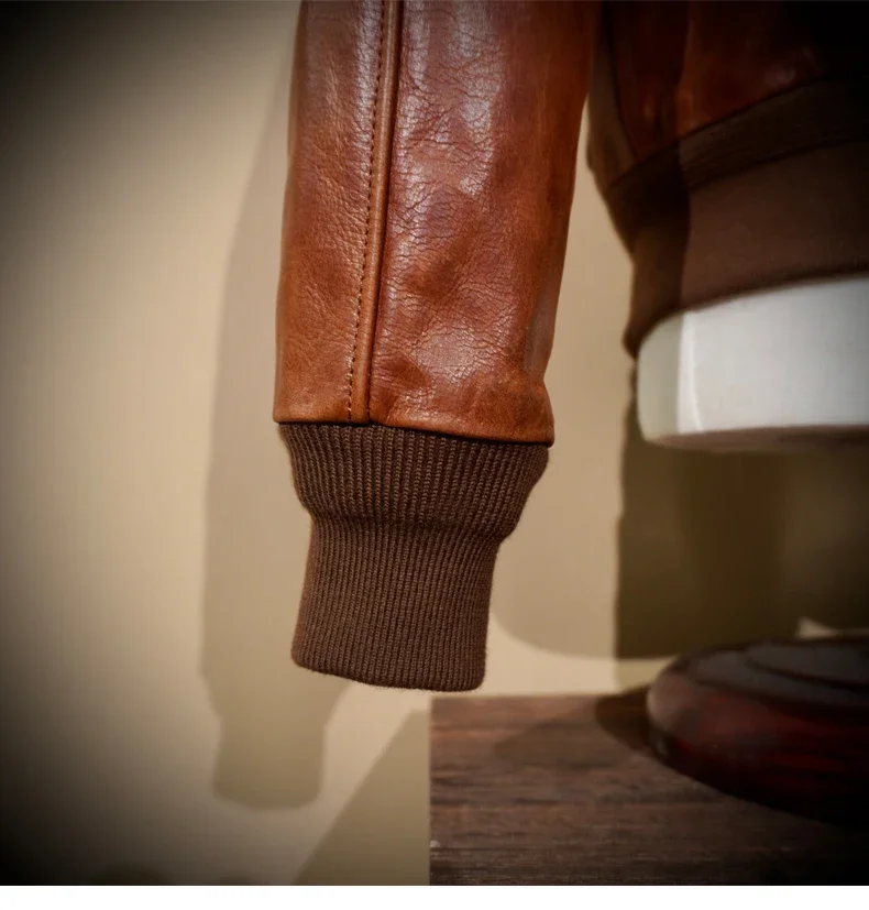 Blunt Razor New Spot Eastman Version 16159 восковая конская кожа A2 летный костюм кожаная куртка в