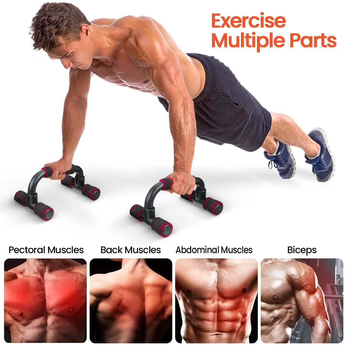 SGODDE 1 пара пуш-ап подставки ручки грудь бодибилдинг спортивные мышечные