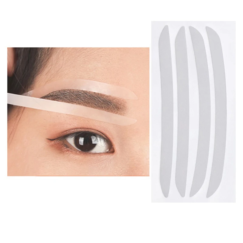 

5 pairs microblading semi permanent natural makeup eyebrow stencils tattoo brow shapers sticker templates