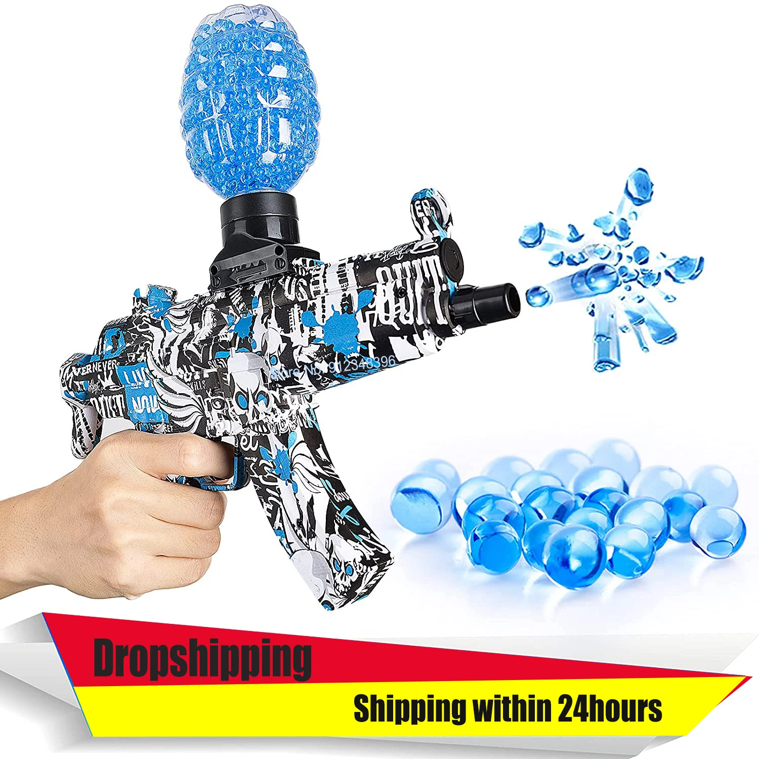 

AK-47 Gel Blaster Gun Toys Electric Airsoft Orbeez Pistol CS Fighting Weapon Splatter Outdoor Game for Adult Boys Shooter
