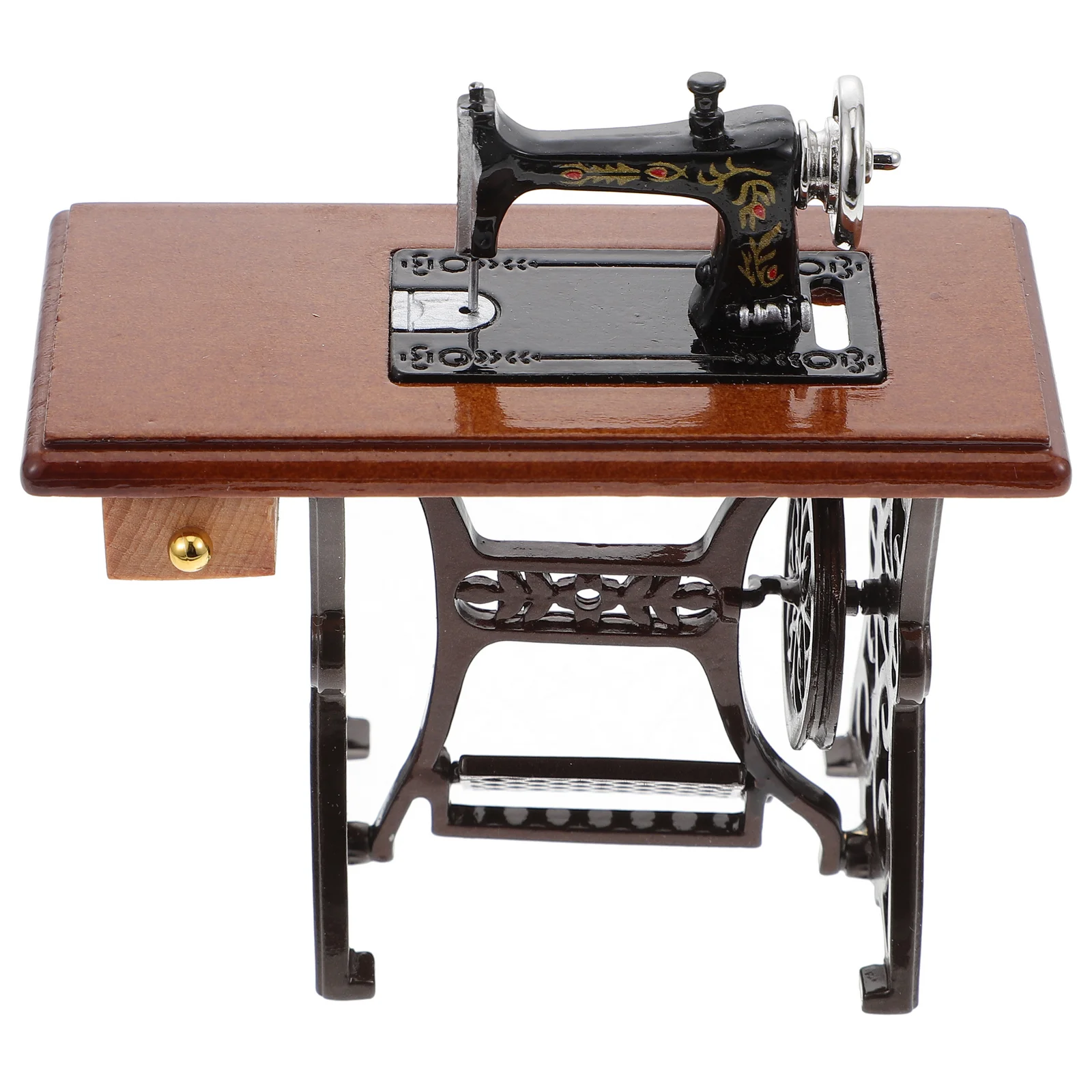 Pretend Sewing Machine Figurine Sewing Machine Model Miniatu