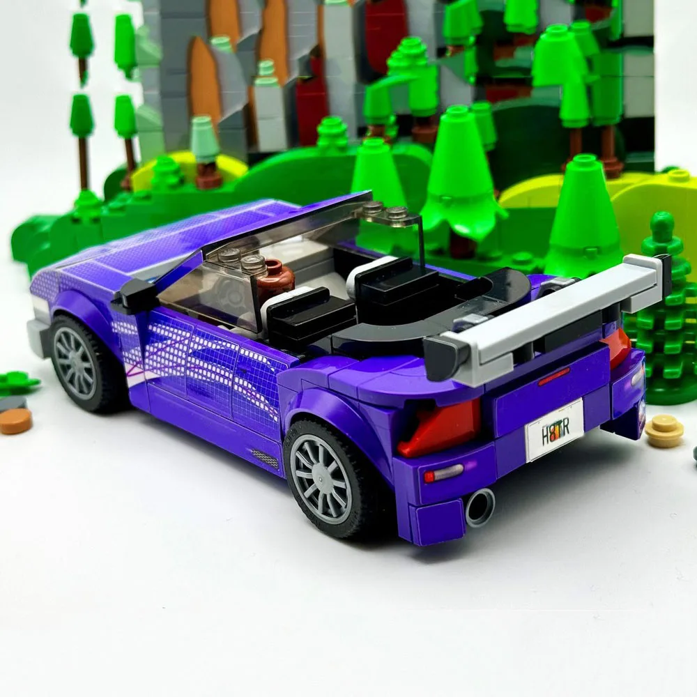 Poladeer 226 шт. Eclipse Spider Speed Champion гоночный автомобиль на заказ строительные блоки