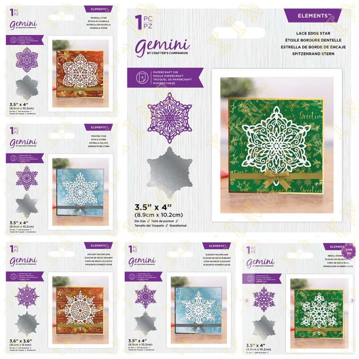 

Christmas Snowflake Lace Star Doily New Metal Cutting Dies Scrapbook Decoration Embossing Template Diy Greeting Card Handmade