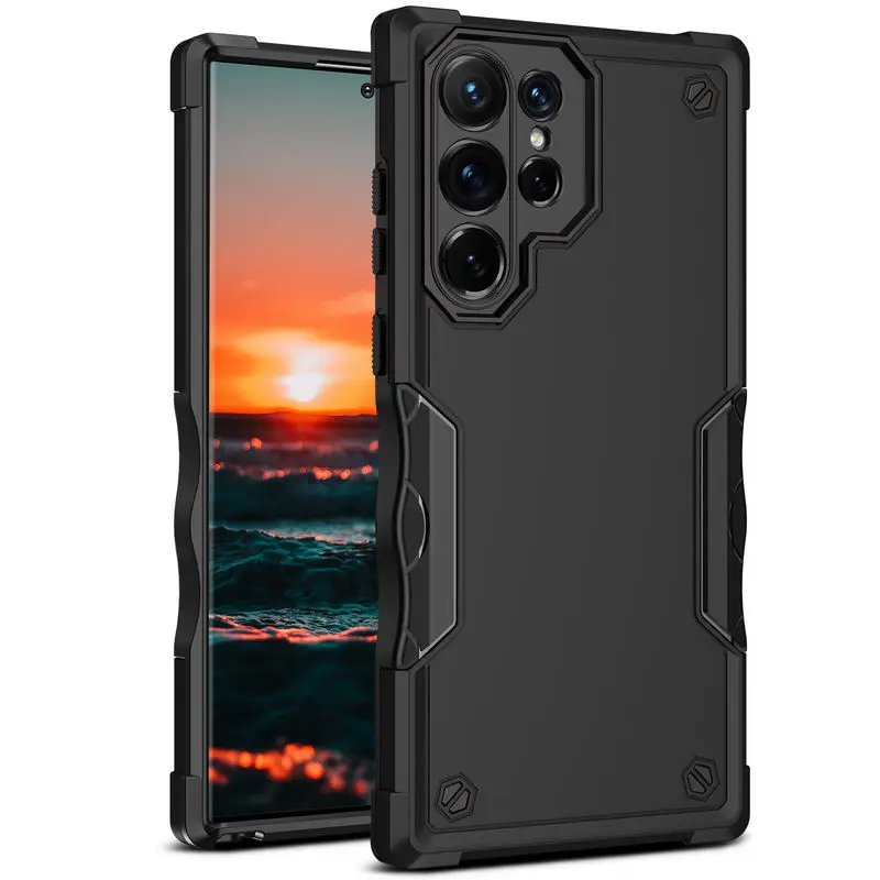 

Military Shockproof Armor Case for Samsung Galaxy S21 Ultra S22 S20 FE 5G Plus A12 A13 A32 A21S Silicone Protection Phone Cover