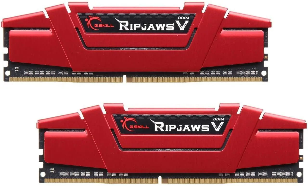 

G.SKILL 32GB (2 x 16GB) Ripjaws V Series DDR4 PC4-24000 3000MHz 288-Pin Desktop Memory Model F4-3000C16D-32GVRB