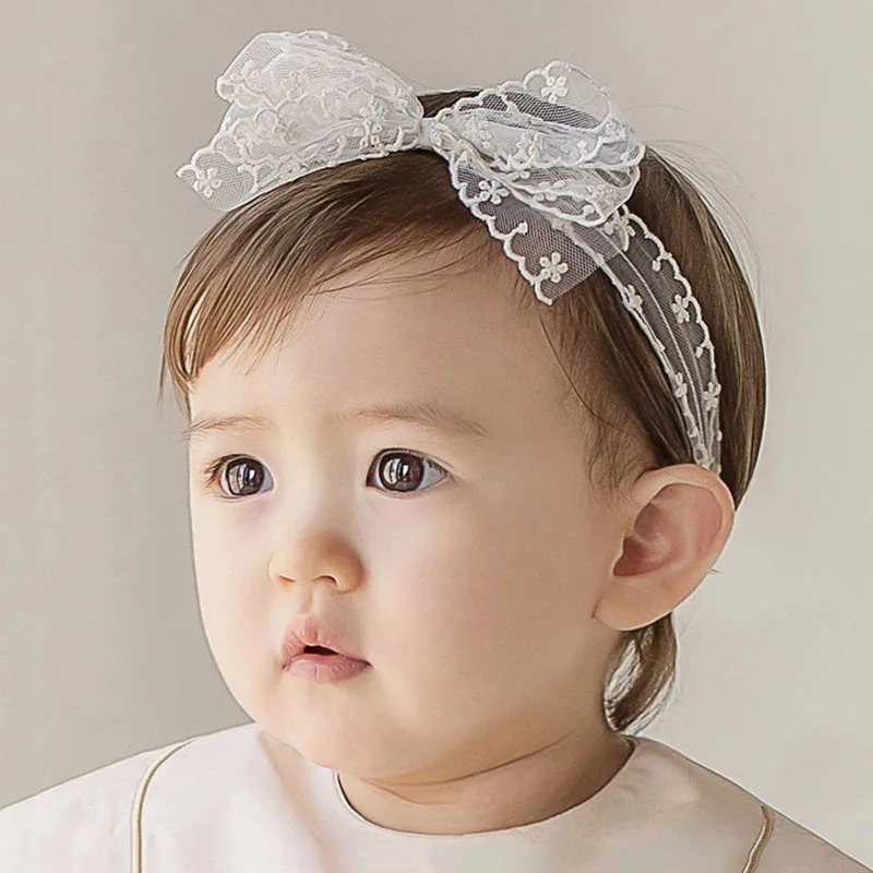 

2022 korean Baby girls hairbands newborn fabric flowers for headbands DIY jewelry photographed photos Children hair accessories