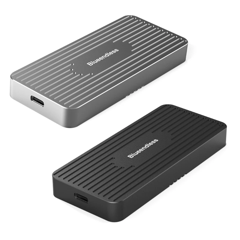 

BLUEENDLESS USB NVMe SSD Enclosure 40Gbps Aluminum M.2 SSD Case Enclosure