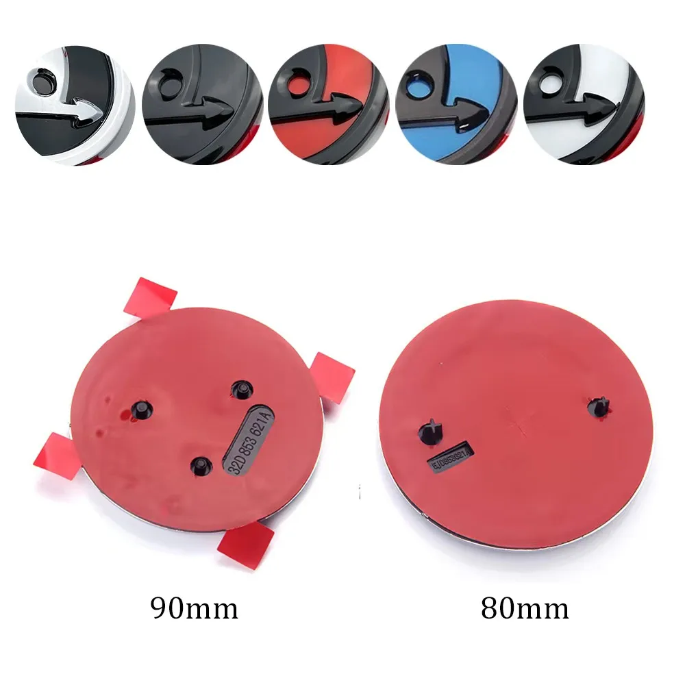 10 шт. 80 мм 90 3D эмблема автомобиля значок капота передний и задний багажник логотип