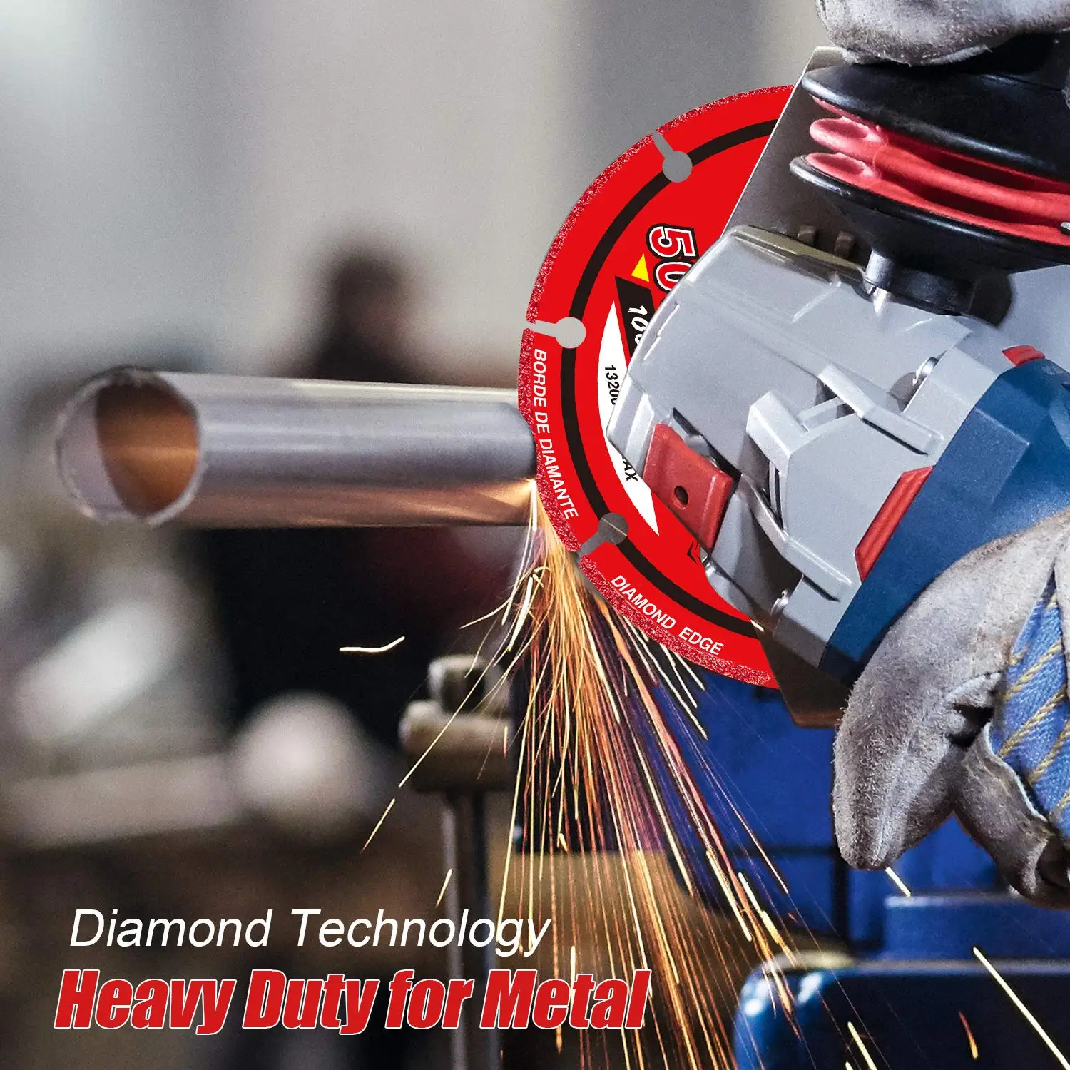 Алмазные отрезные диски EZARC 4 5 дюйма для резки металла шт. угловых шлифовальных