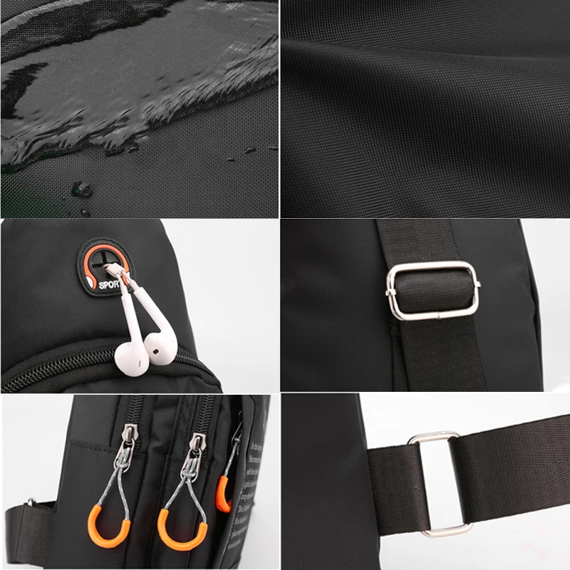 Мужская Повседневная Большая вместительная сумка через плечо для отдыха