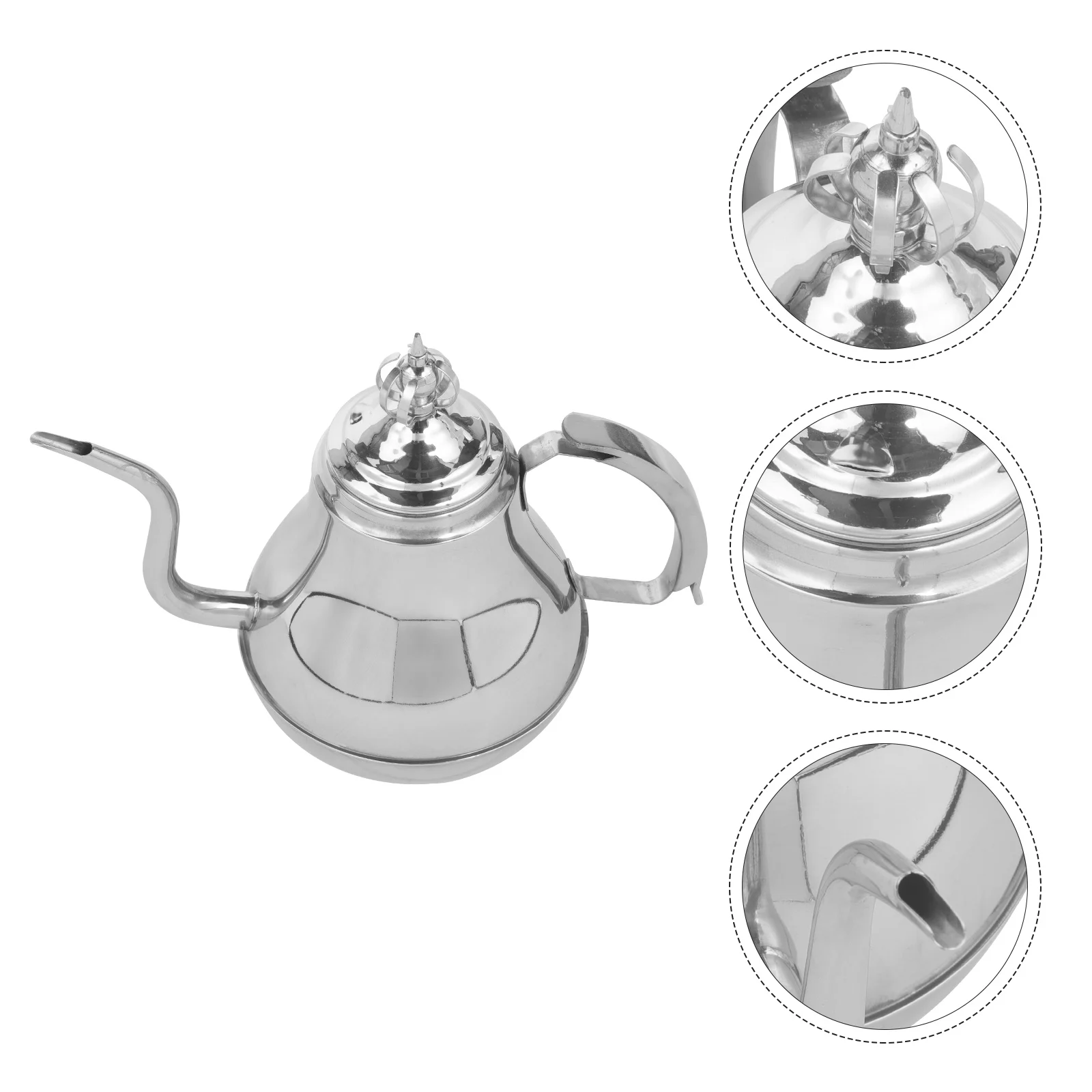 

1Pc Practical Tea Kettle Multipurpose Kettle Household Teakettle for Hotel Kitchen Household Coffee Shop