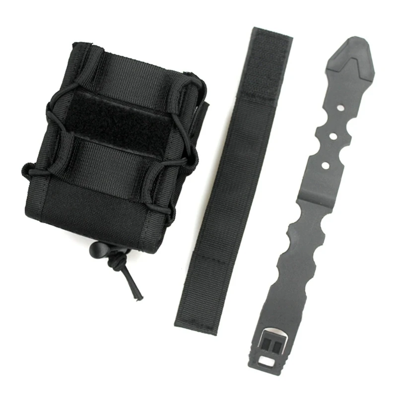 

Open Top Nylon Handcuff With Clip Strap Handcuff Holder Hunting Accessory