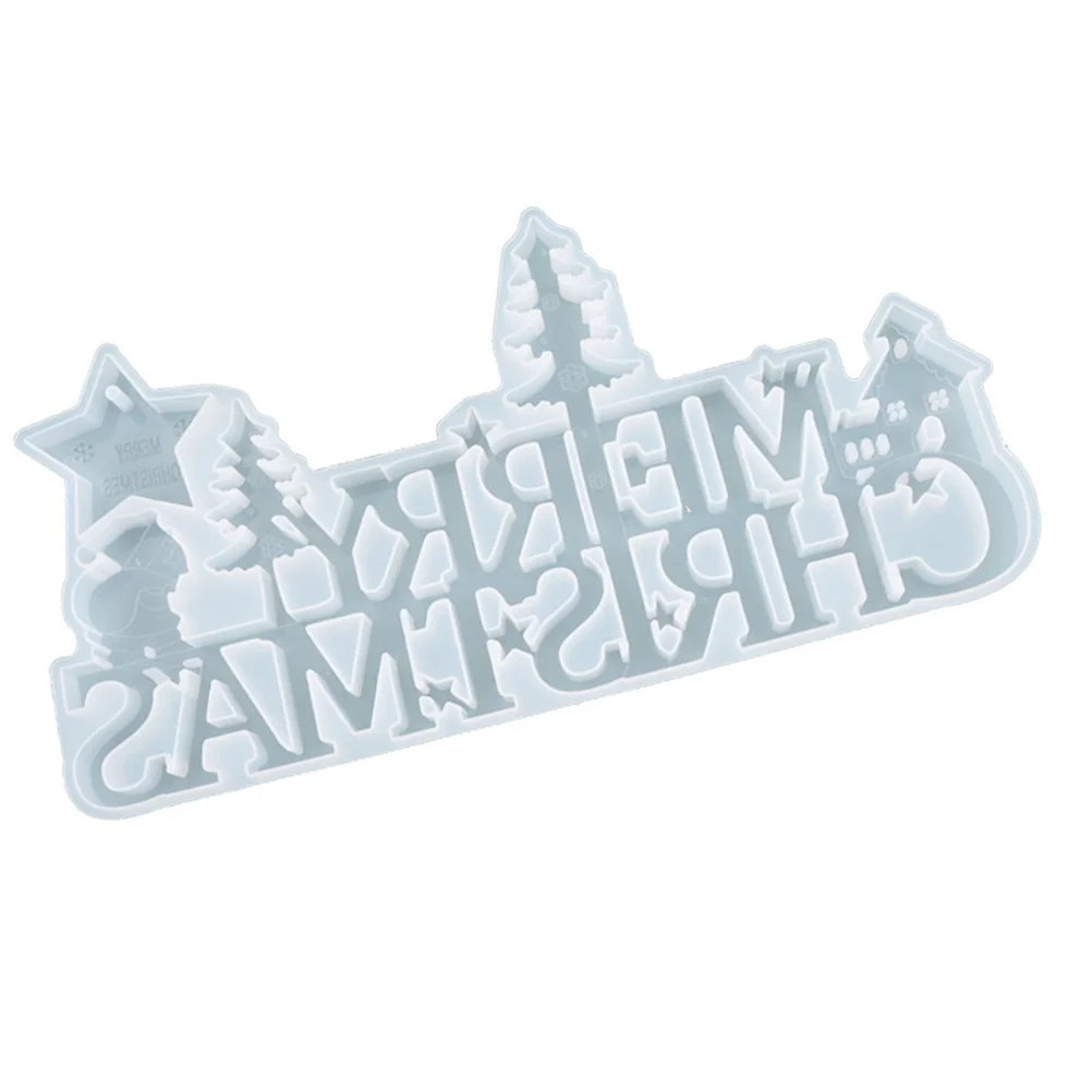 

Mold Silicone Christmas Resin Molds Tree Diy Shaker Bead Mats Fall Accessoriesplaque Jewelry Casting