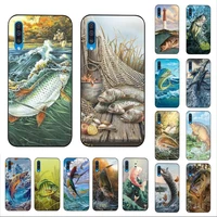 maiyaca art fishing lure phone case for samsung a51 01 50 71 21s 70 10 31 40 30 20e 11 a7 2018