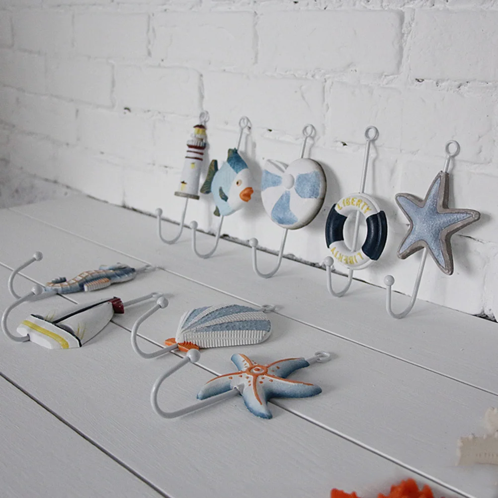 

5PCS Practial Fashion Safe Useful Hook Shower Curtain Hooks Hanger Family Supplies Pothook Clasp