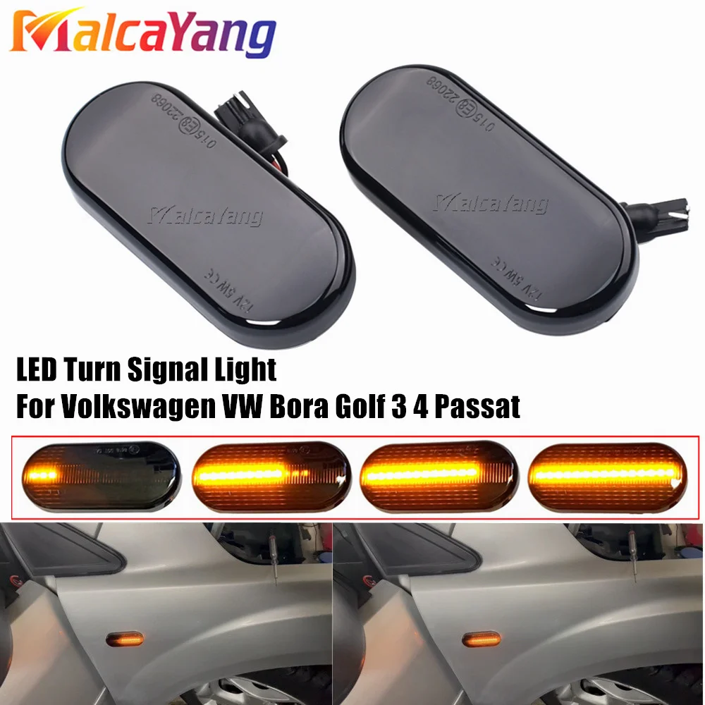 

Dynamic Side Marker LED Turn Signal Light Flasher Indicator Lamp For Ford C-Max Fiesta Focus MK2 Fusion Galaxy For VW Polo