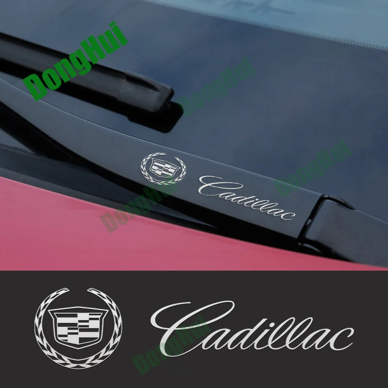 

Мотоциклетный багажник шлем доска для серфинга Наклейка на окно стеклоочистителя Cadillac автомобиль логотип наклейка для XTS XT4 XT5 CT окно кузова...