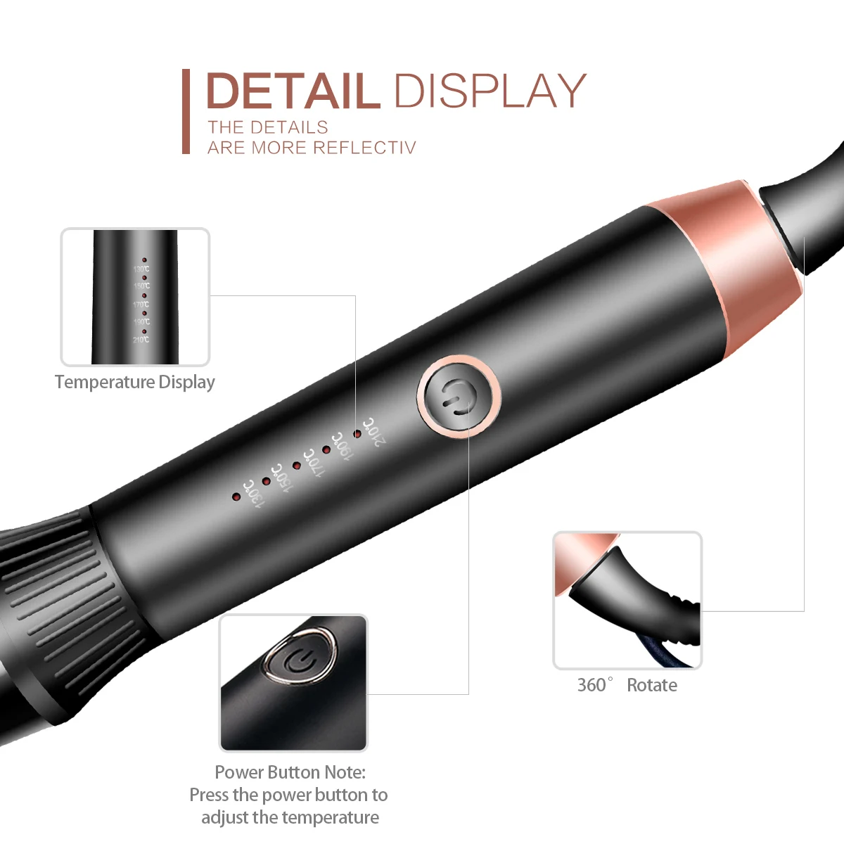 Щипцы для завивки волос с быстрым нагревом 25/13 мм |