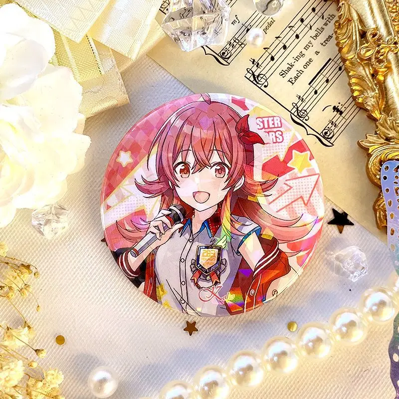 THE IDOLM@STER SHINY COLORS броши для женщин Hachimiya Meguru брошь Shirase Sakuya значки булавки Osaki Amana