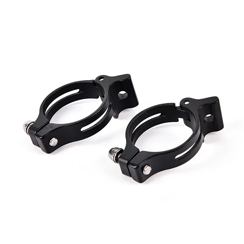 

31.8mm Bicycle Saddle Bag Front Derailleur Braze-on Adapter MTB Cycling Clamps Post Clip Bike Parts Accessory Black