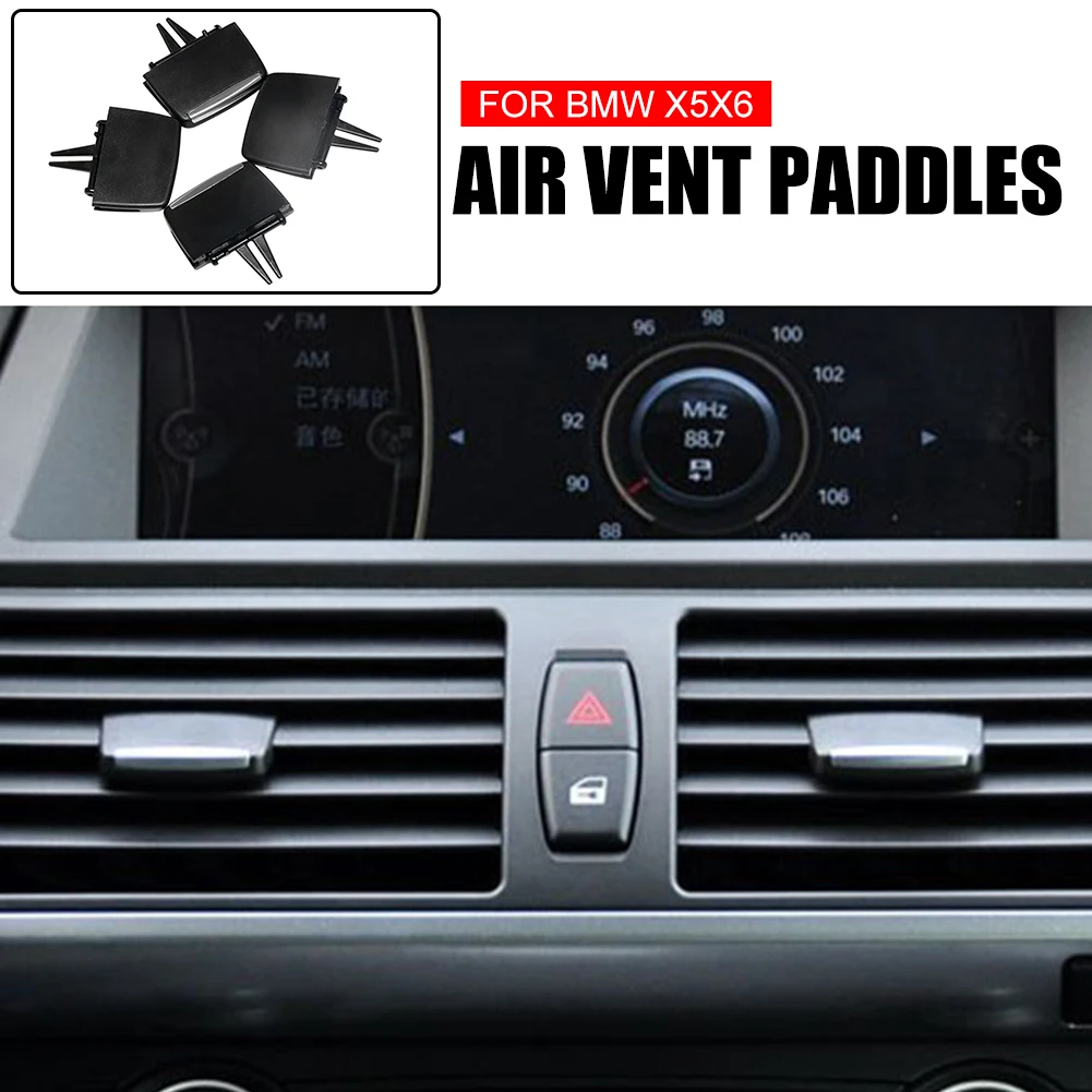 

Car A/C Air Vent Outlet Tab Clip Car Front Air Conditioner Vent Grommets Clamp Repair Kit for for BMW X5 E70 X6 E71