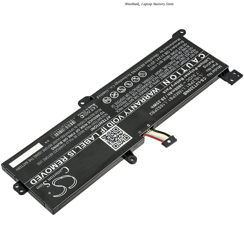 Аккумулятор для ноутбука Lenovo IdeaPad 320-15ABR 320-17AST S145-14API S145-15API 320-14AST 320-14IAP 320-14IKB 7 5 В 3900
