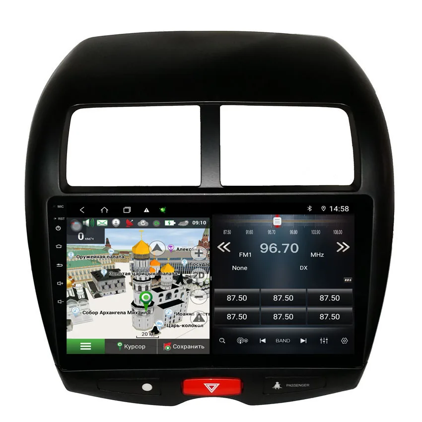 DSP 4G для Mitsubishi ASX RVR Outlander Spotr Android Авто GPS-навигация автомобильный мультимедийный
