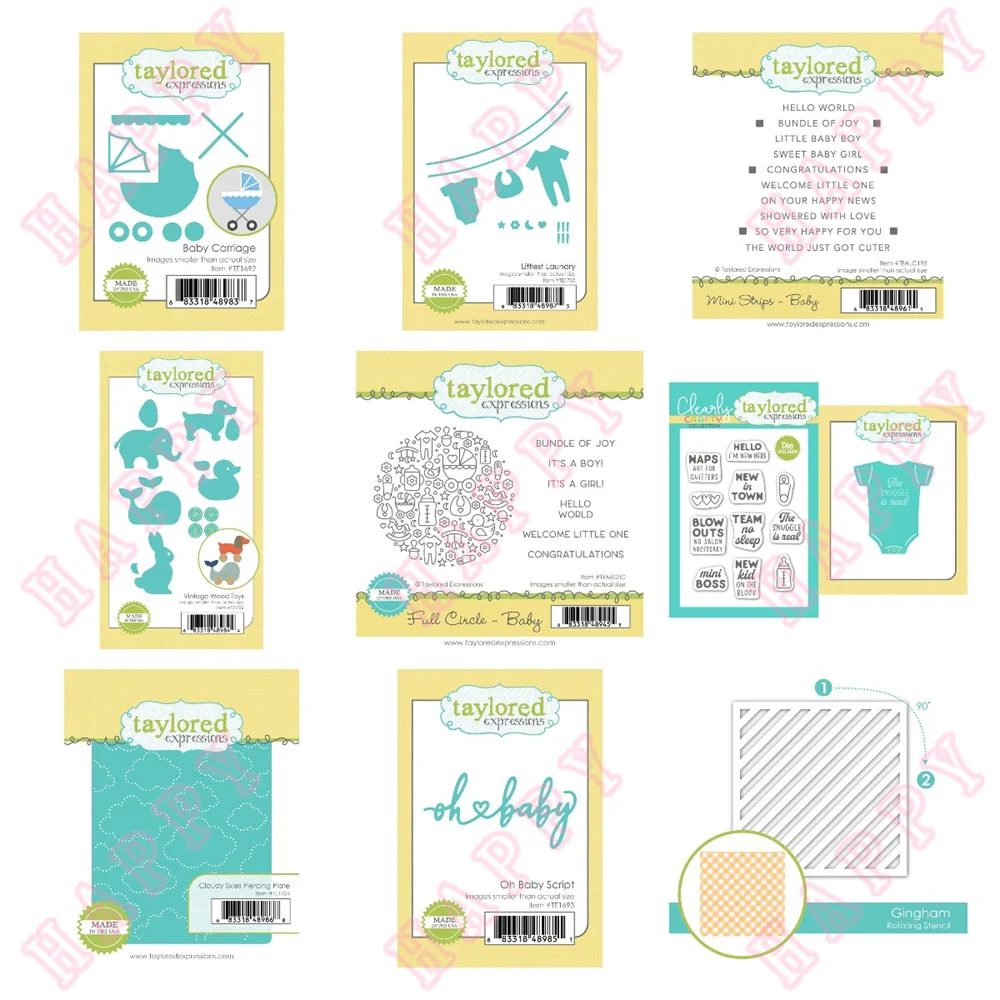

Template Molds Wide Variety of Baby Products and Toys Metal Cutting Dies Stamps Stencil Scrapbooking Diary Diy Decor Embossing