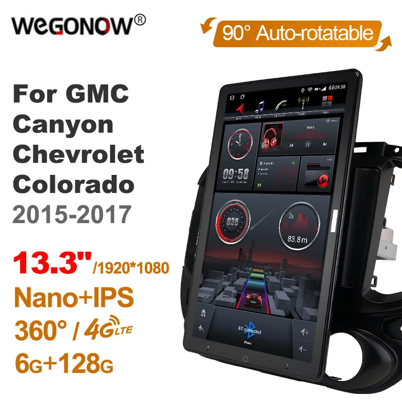 

Android 10.0 Ownice Car Radio Auto for GMC Canyon Chevrolet Colorado 2015-2017 13.3'' No DVD support Quick Charge Nano 1920*1080