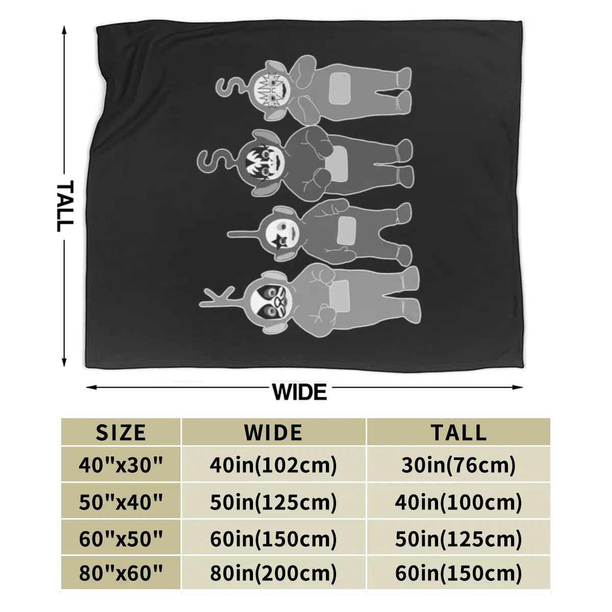 KISS Tubby Ультрамягкое одеяло из микрофлиса