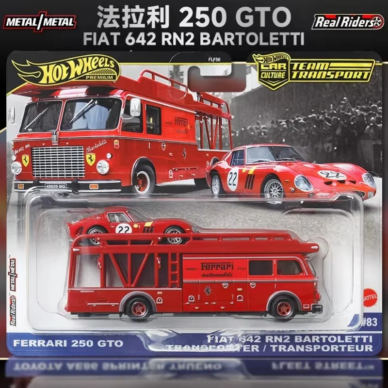Фото Коллекционная модель автомобиля Hot Wheels FLF56 Car Culture Team Transport 1/64: Ferrari 250 GTO, Lykan Hypersport, Toyota AE86 JDM – игрушка-подарок №3