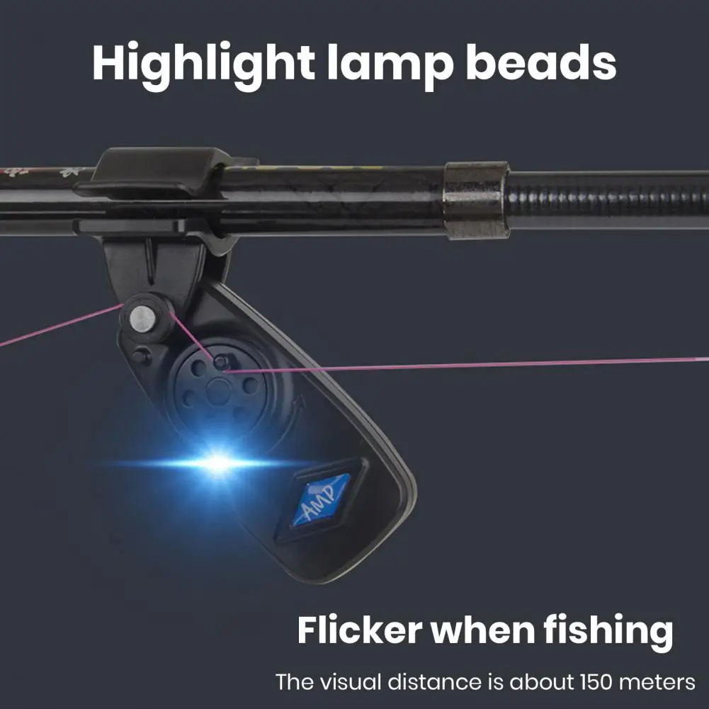 

Устройство оповещения о рыбе, светодиодная оповещение о клеве с громким звуком, установка для эффективных напоминаний о рыбалке, портативное