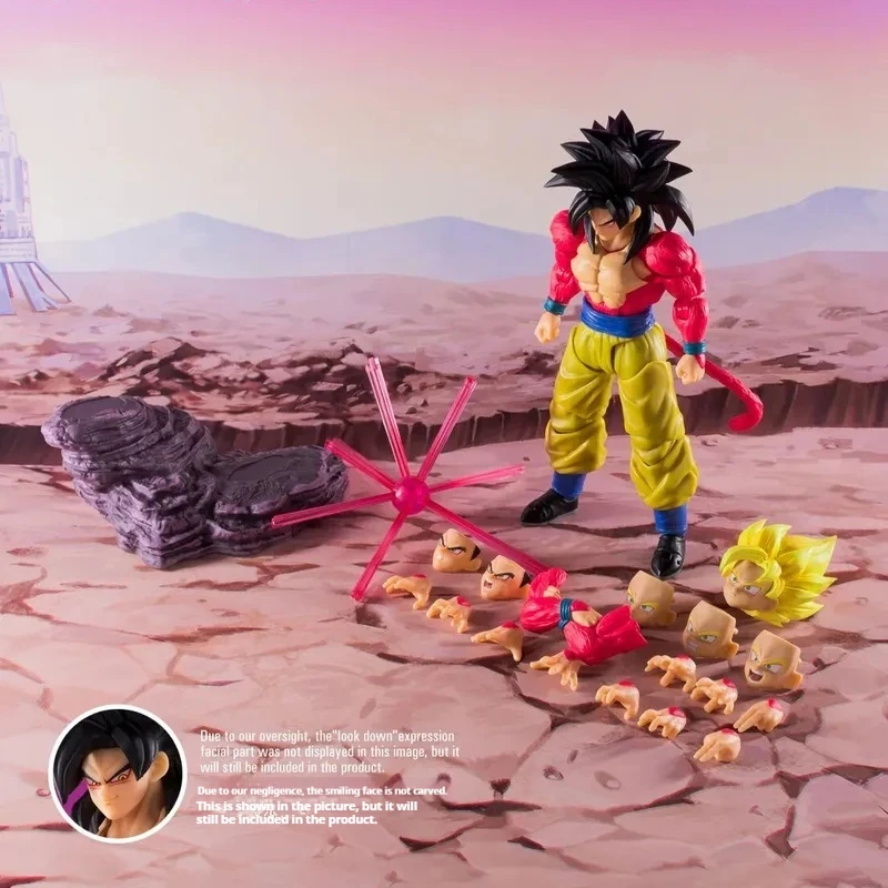 Фото 22 см Demoniacal Fit Dragon Ball Z Goku Ssj4 Фигурка Shf Super Saiyan 4 Untamed Power Goku Фигурка Игрушки Подарки на день рождения №1