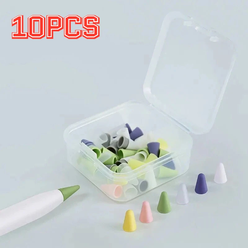 

Universal Touchscreen Pen Nib Silicone Non-slip Protective Cover For Apple Pencil 1 2 Generation Accessories Tips Protector