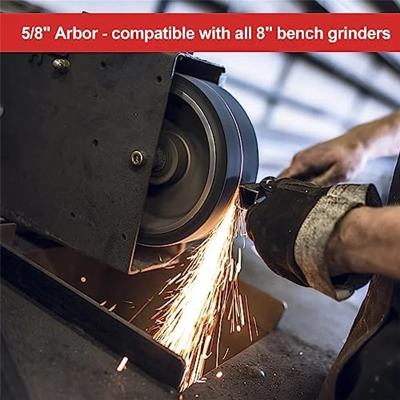 Шлифовальный круг CBN диаметр 6 дюймов x шириной 1 дюйм отверстие 1/2 дюйма для