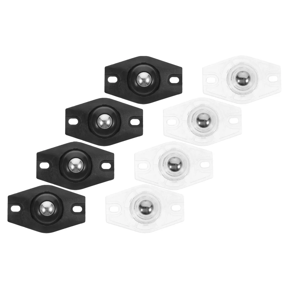 8 шт. шариковый шкив поворотные колеса клейкое колесо небольшой мусорный бак