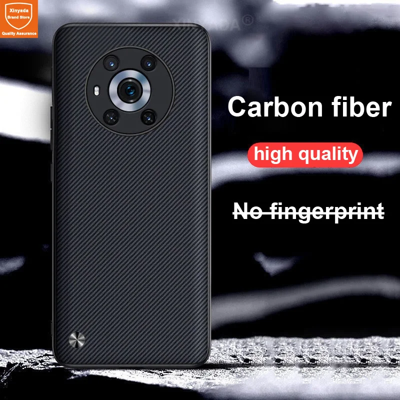 

Carbon Fiber For Huawei Honor Magic4 Pro Magic 4 Case Soft Silicone Case For Honor Magic3 Pro Magic 3 TPU Cover