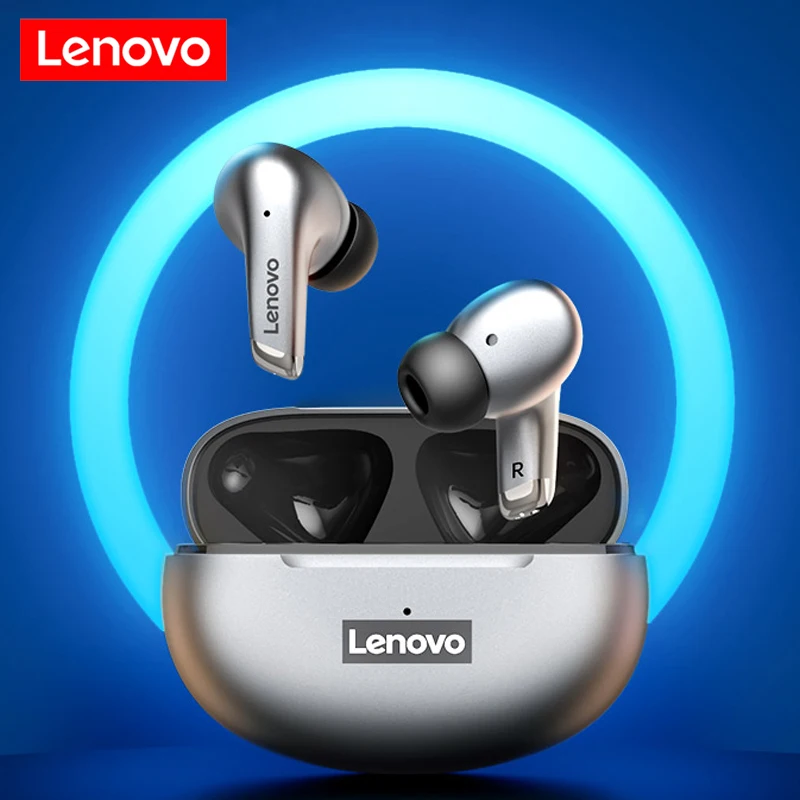 

Оригинальные Bluetooth-наушники Lenovo LP5, Hi-Fi музыкальные Беспроводные стереонаушники, водонепроницаемые спортивные Bluetooth-наушники с микрофоном