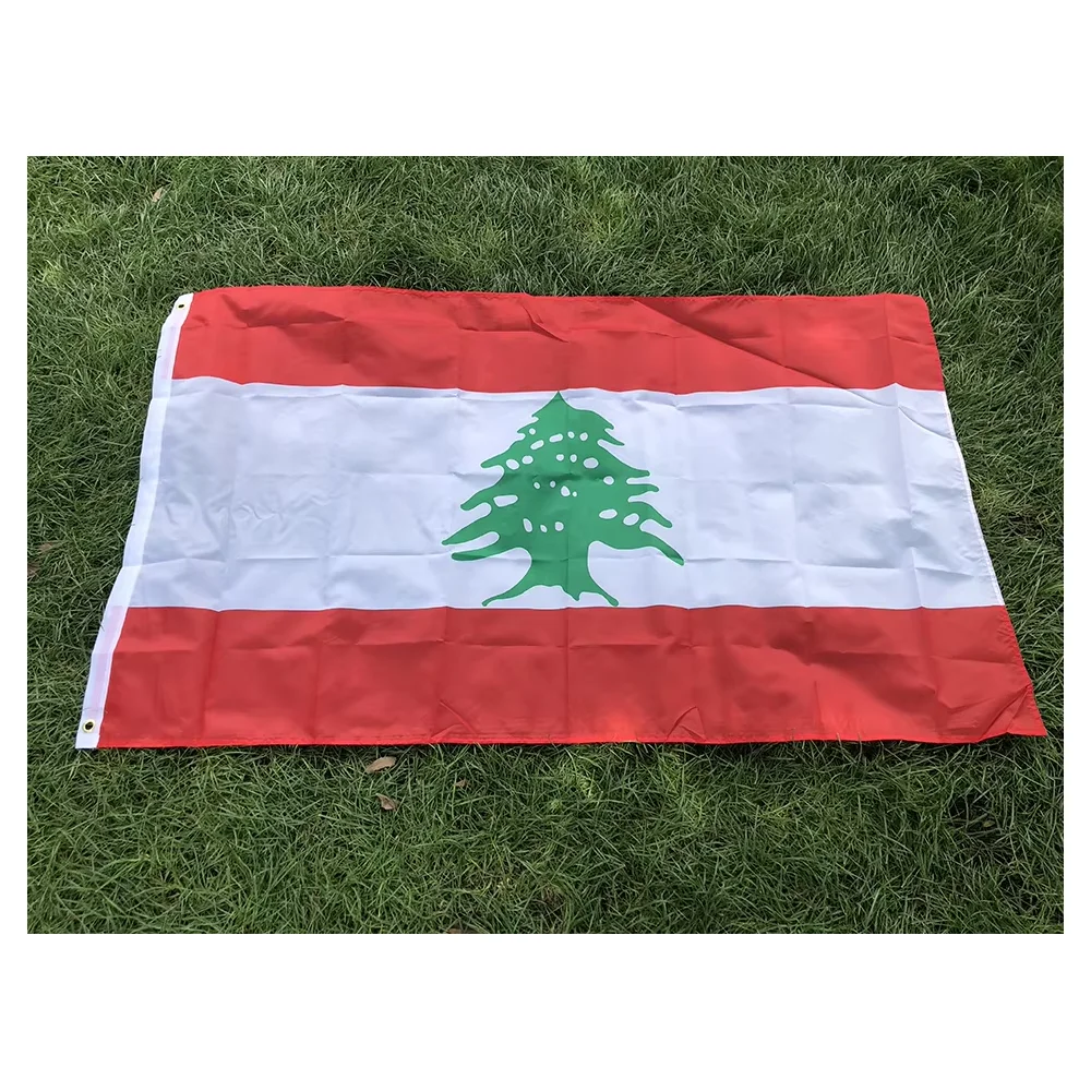 Флаг Ливана 90*150 см полиэстер
