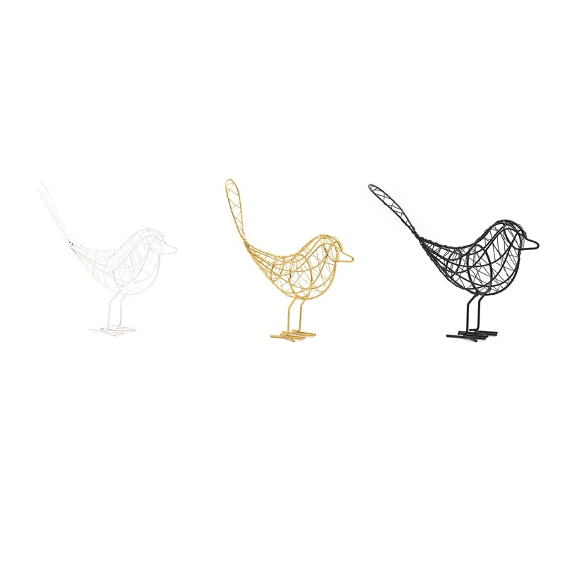 

Статуя птицы в стиле ретро, статуя животного, украшение для домашней комнаты, пасторальное украшение птицы на линии, простое стильное украш...