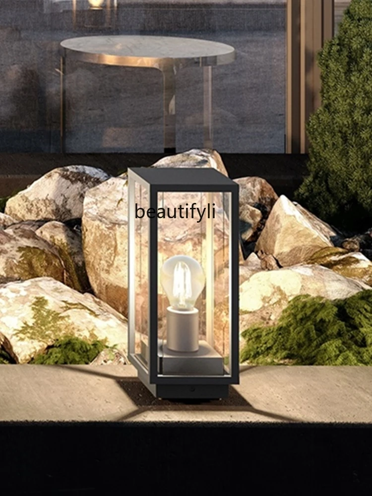 

zqLawn Lamp Outdoor Courtyard Road Lamp Lighting Lawn Villa Outdoor Modern Minimalist