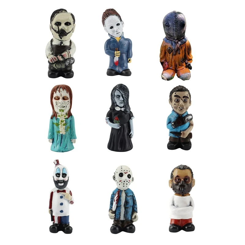 

Horror Movie Garden Gnomes Decor For Home Patio Yard Or Lawn, Spooky Undead Halloween Sculpture For Outdoor Garden